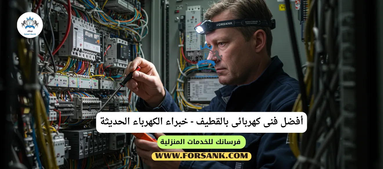 خبير كهربائي من فرسانك يقوم ببرمجة لوحة تحكم منزل ذكي (Smart Home) في القطيف